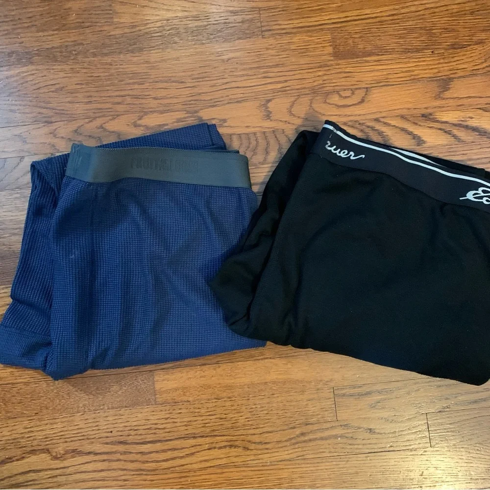 Men’s Base Layer Bottoms - 2 Pair Large